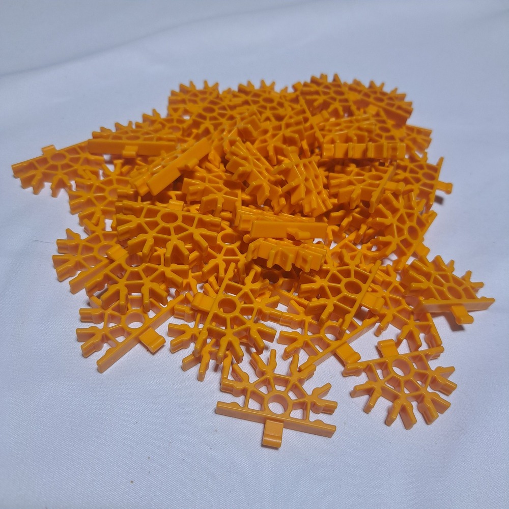 K'NEX Orange 5-Way Connectors Bulk Lot of 60 Replacement Parts STEM Building Toy